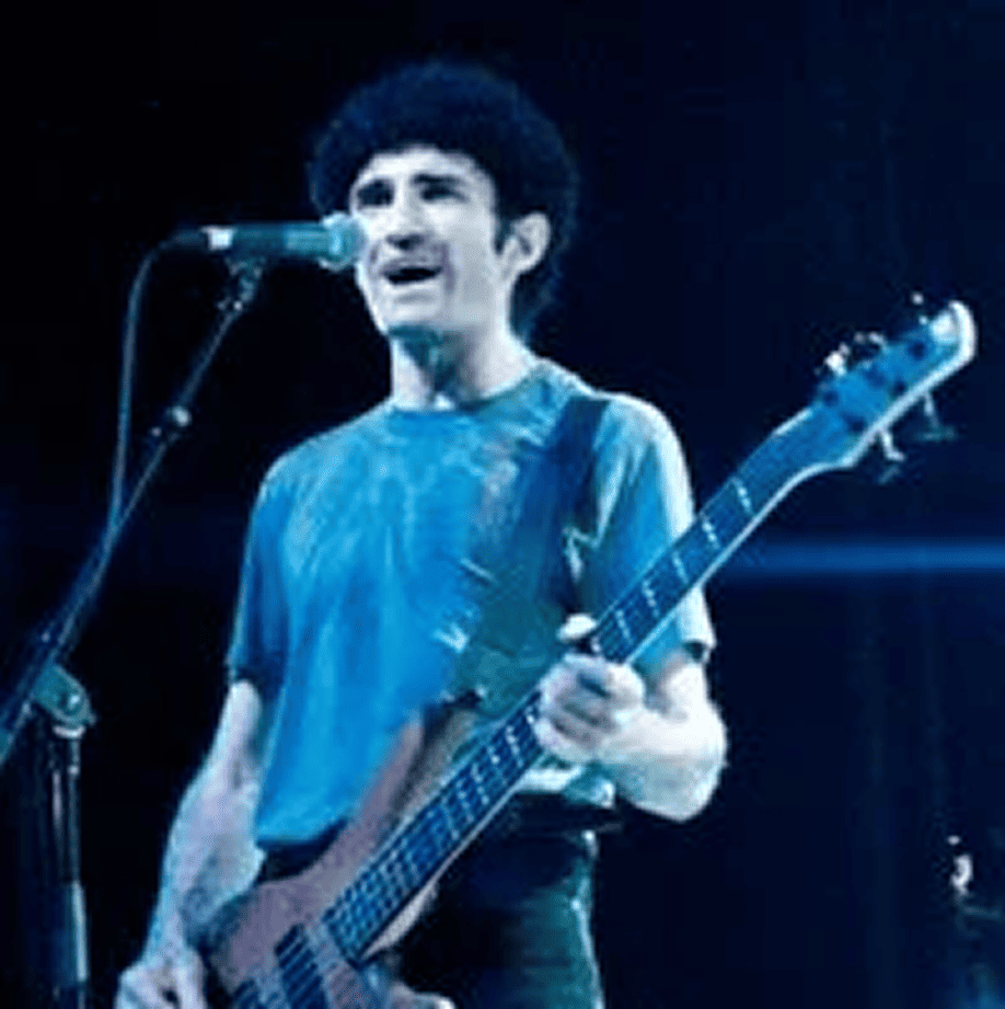 Darryn representing John Deacon in Queen Forever, recreating the signature bass lines and groove that define Queen’s classic sound in live Australian tribute performances